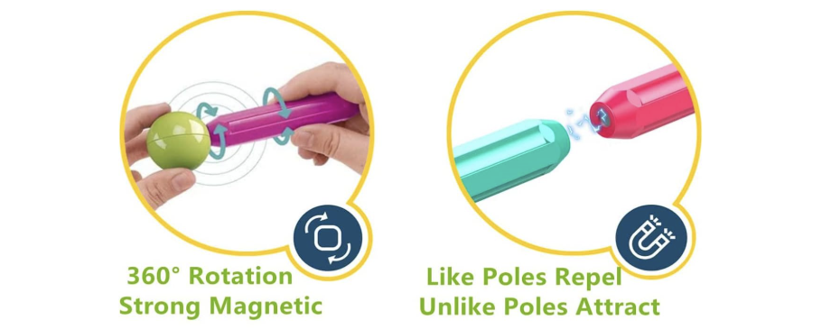 بوكس مكعبات مغناطيس - 42 قطعة