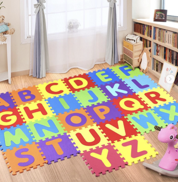 فوم أرضيات بالحروف الأنجليزية