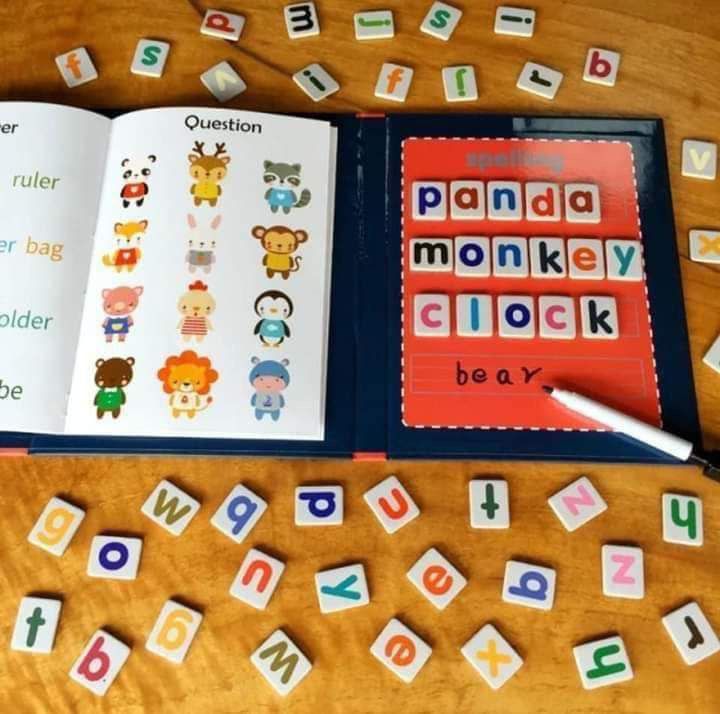 🌸كتاب مغناطيس حروف انجليزي🌸