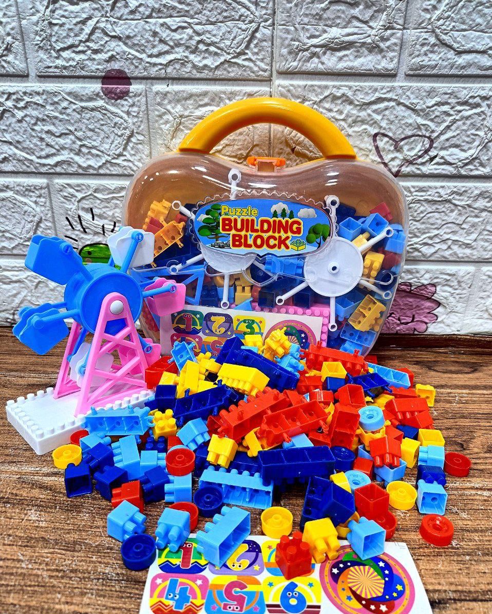 🌸شنطة المكعبات البلاستيك🌸