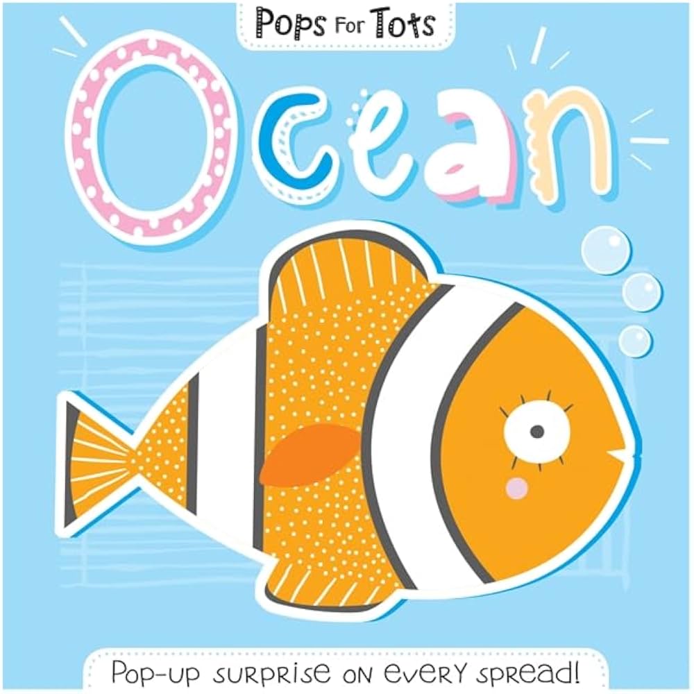 🌸كتاب أطفال تفاعلي مجسم: "المحيط" 🌸(Ocean - Moving Pop Ups)
