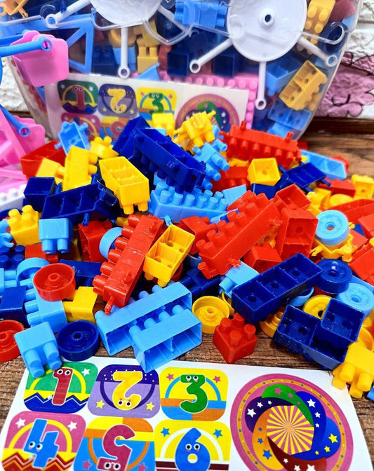 🌸شنطة المكعبات البلاستيك🌸