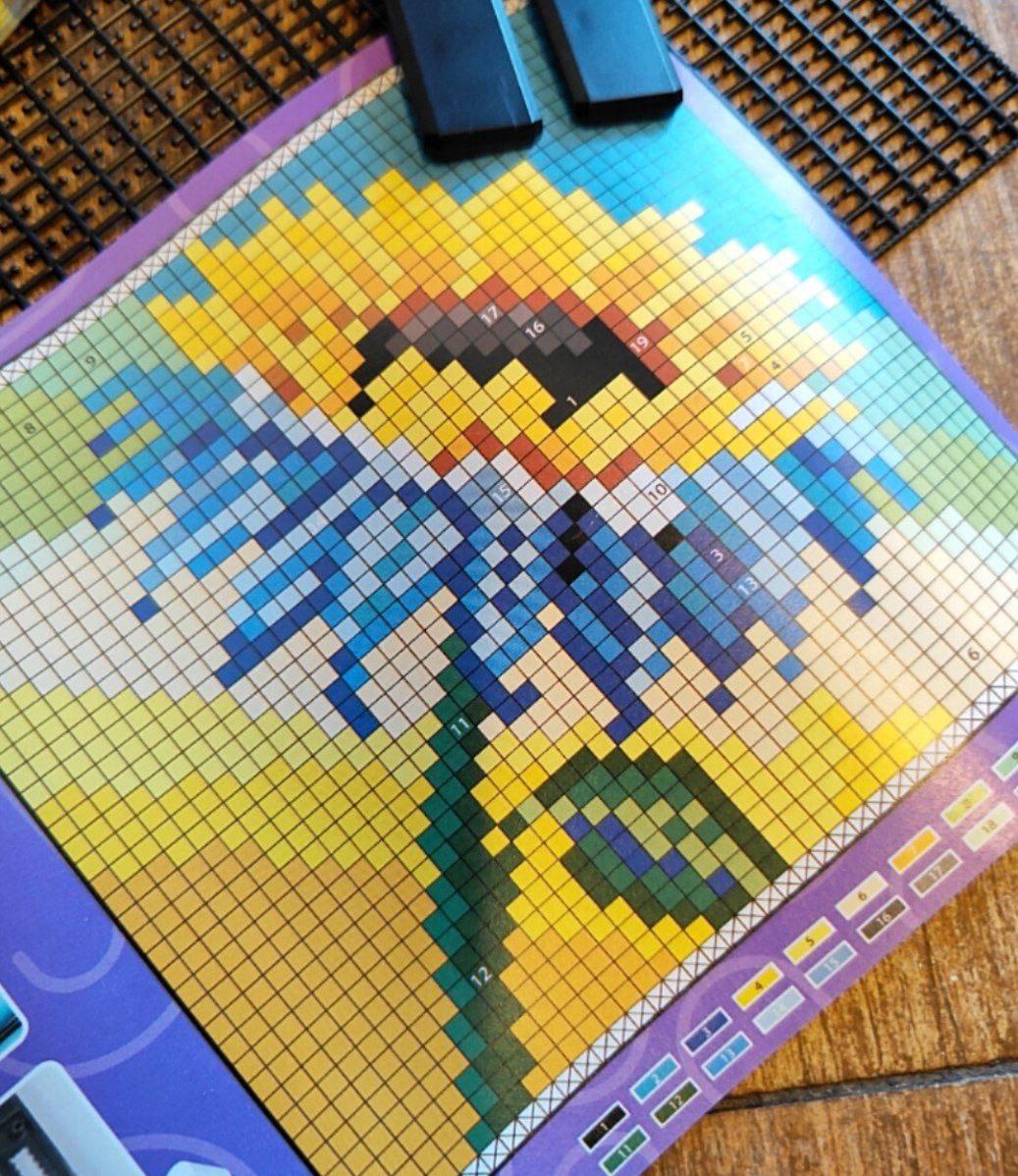 🌸 Grid Puzzle Mosaic 🌸