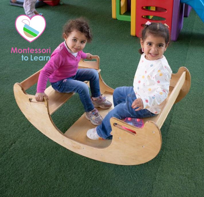🌸🌸Montessori Wooden Seesaw 🌸🌸