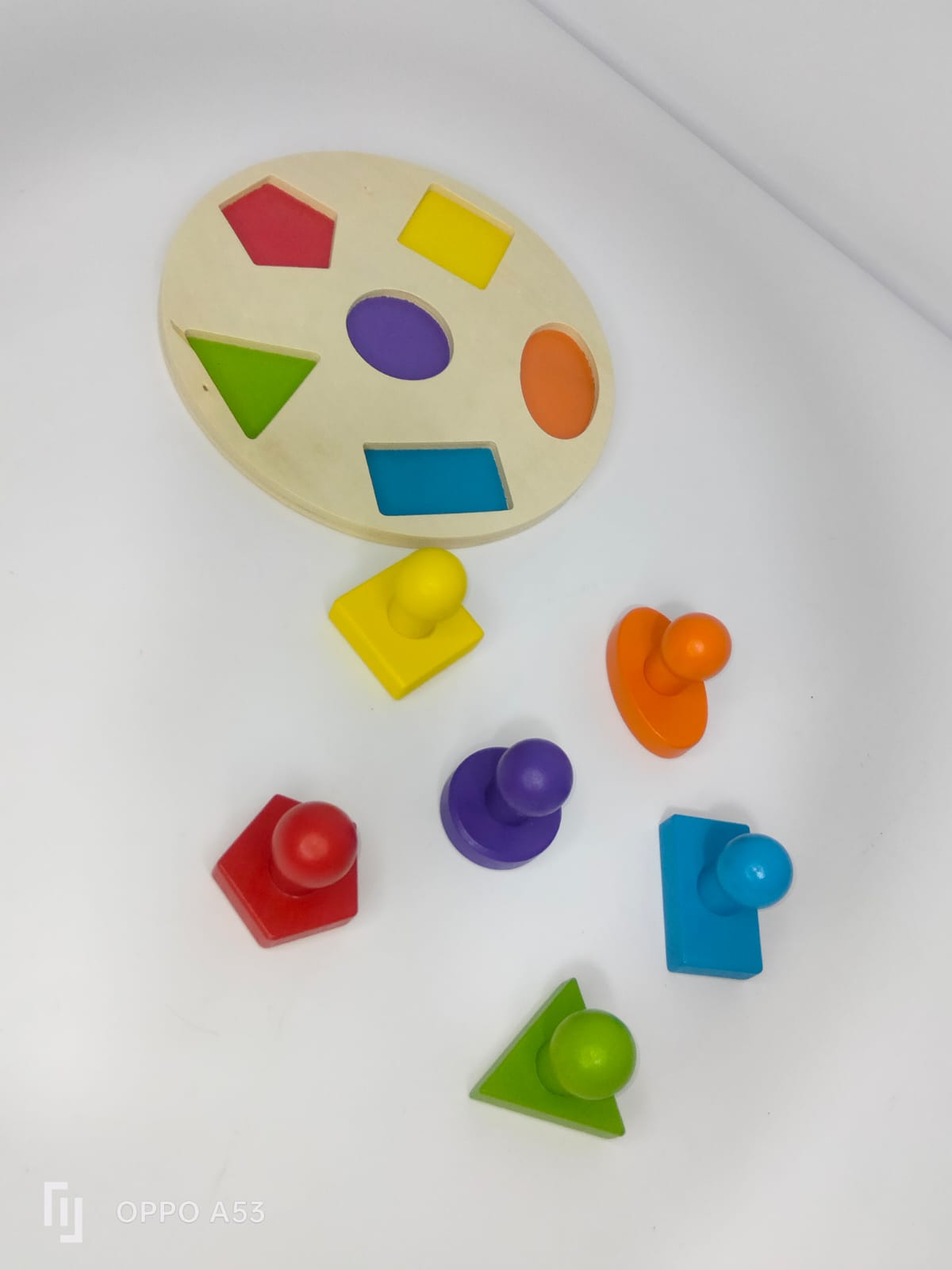 بازل مقبض اشكال هندسيه دائري