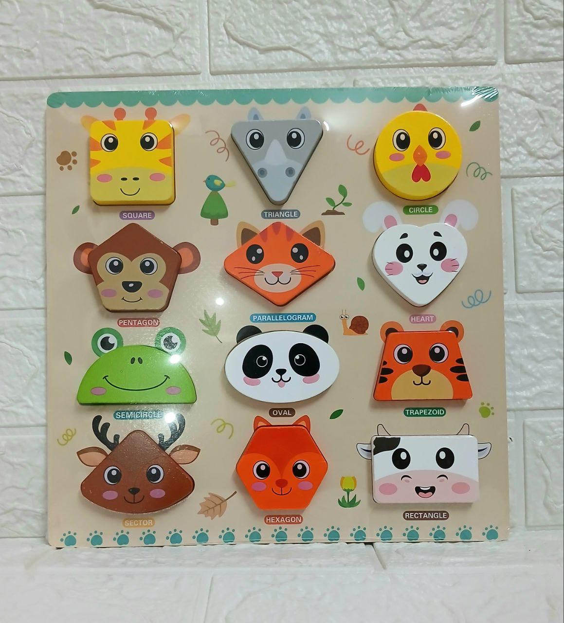 🌸بازل تعليمي خشبي للأطفال🌸