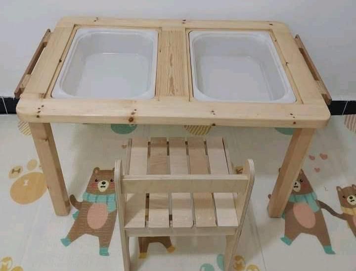 🤗✨ Sensory Table – طاولة العب الحسي ✨🤗