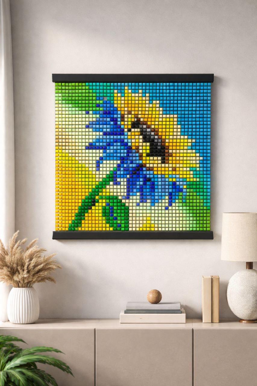🌸 Grid Puzzle Mosaic 🌸