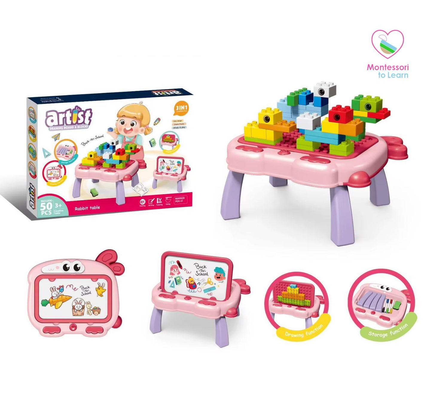 🌸ترابيزه ليجو مع بيانو وسبوره 🌸