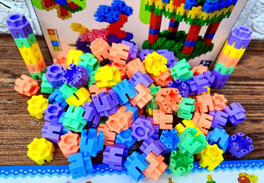 🌸مكعبات سداسيه ١٢٠ قطعه🌸