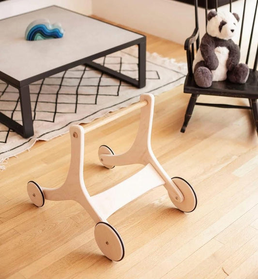 Wooden baby walker
