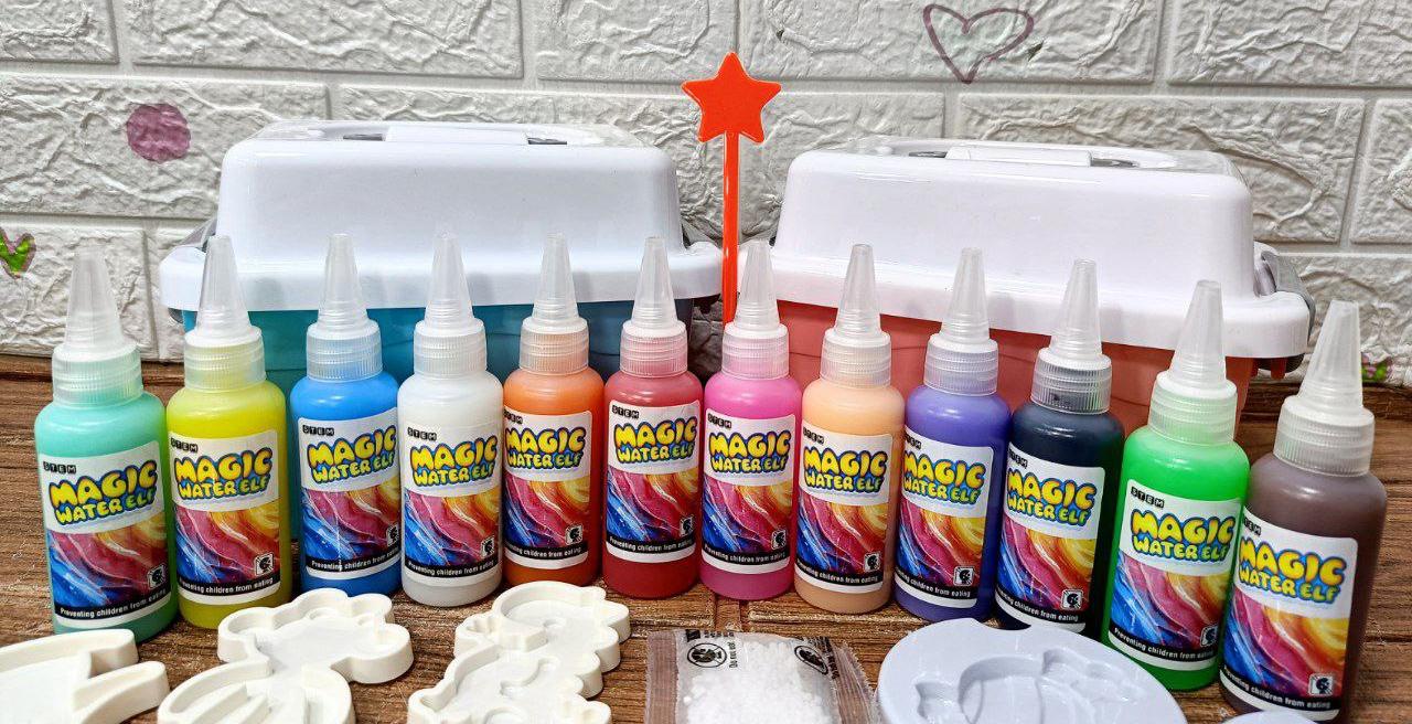 🌸العاب المياه السحريه ١٢ لون بشكل جديد🌸