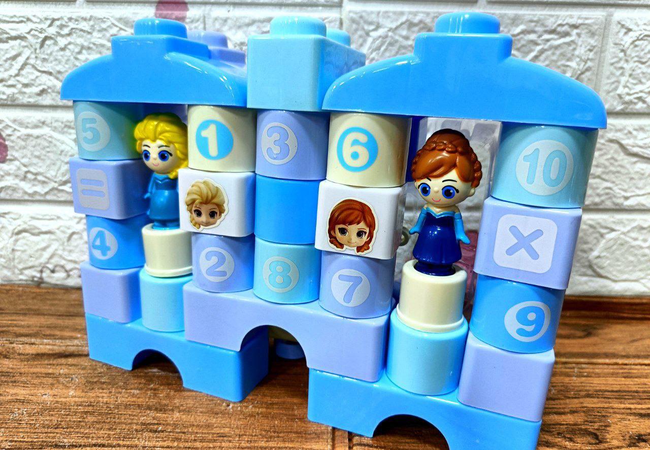 🌸شنطه مكعبات فروزن ٥٢ قطعه🌸