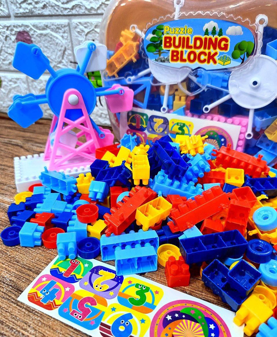 🌸شنطة المكعبات البلاستيك🌸