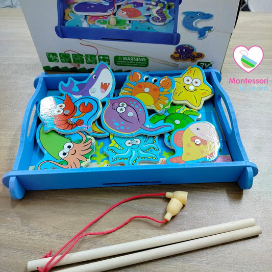 🌸🌟لعبة صيد سمك خشب🌟🌸