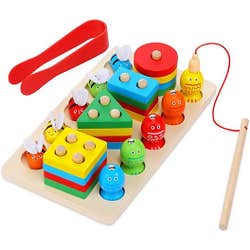 حل مشكلات هندسي مع  صيد سمك ونحل