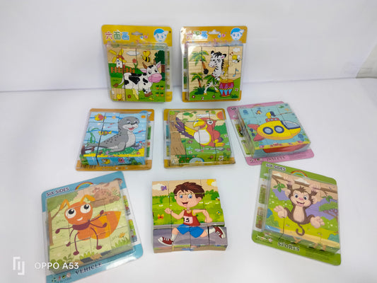 بازل مكعبات 16 قطعة